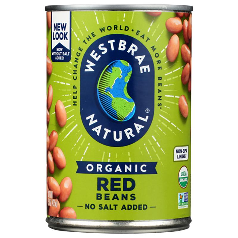 Westbrae - Organic Red Beans Fat Free, 15 oz