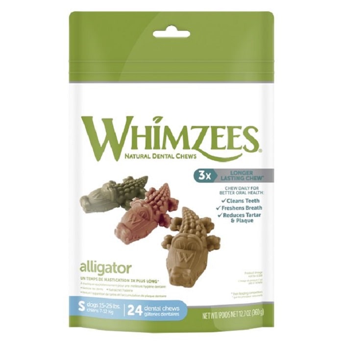 Whimzees - Alligator Dental Dog Treats small