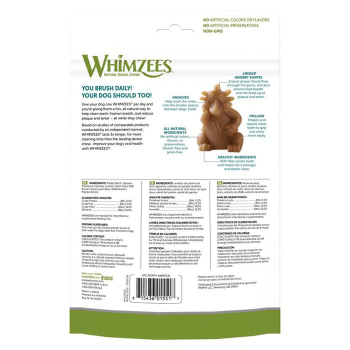 Whimzees - HedgeHog Dental Dog Treats (Large), 12.7oz_Ingredients