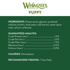 Whimzees - Puppy Dental Chews back