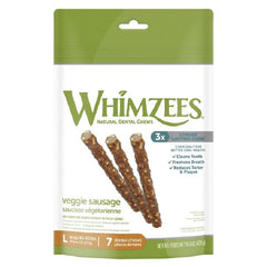 Whimzees - Veggie Sausage Dental Dog Treats large