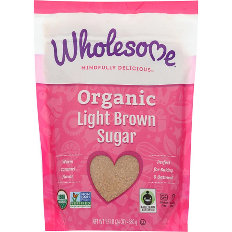 Wholesome Oeganic Light Brown Sugar