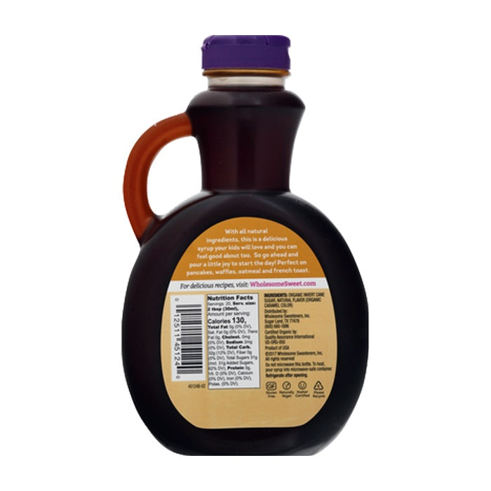 Wholesome - Organic Pancake Syrup, 20oz - back