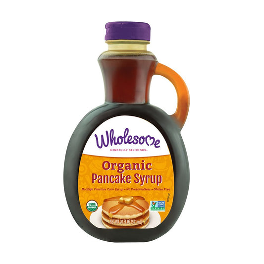 Wholesome, Organic Pancake Syrup, 20 fl oz
 | Pack of 6 - PlantX US