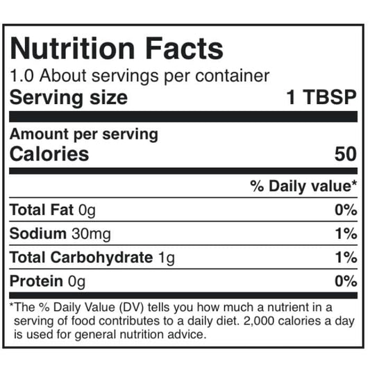 Wicked Foods - Wicked Sriracha Sauce, 8.4oz - nutrition facts