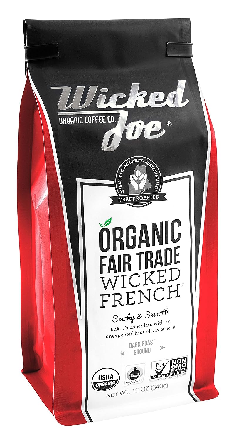 Wicked Joe Coffee Coffee Wicked Frnch Grnd 12 Oz - Pack Of 6