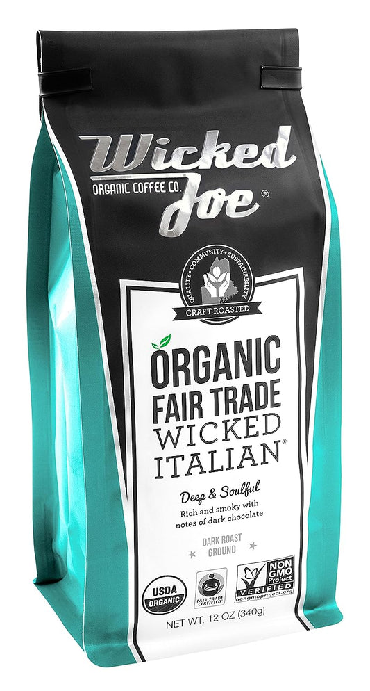 Wicked Joe Coffee Coffee Wicked Italn Grnd 12 Oz - Pack Of 6