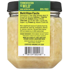 Wildbrine - Green Raw Organic Kraut - Back