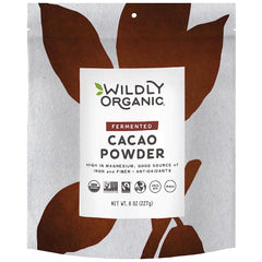 Wildly Organic Powder Cacao Fermented 8 Oz - Pack Of 6