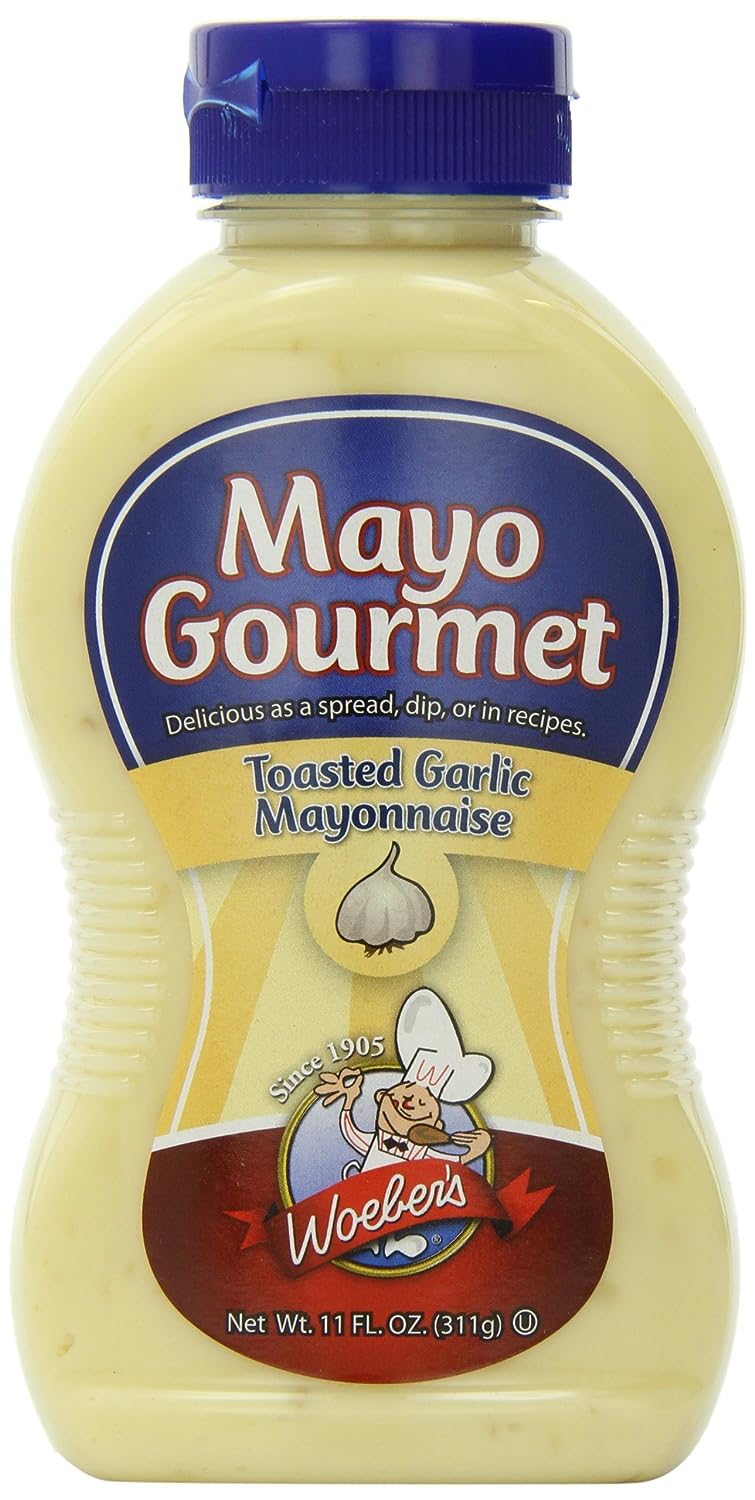 Woeber Mayo Toasted Garlic 11 Oz - Pack Of 6