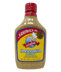 Woeber Mustard Sndwch Pal Horsrdsh 16 Oz - Pack Of 6