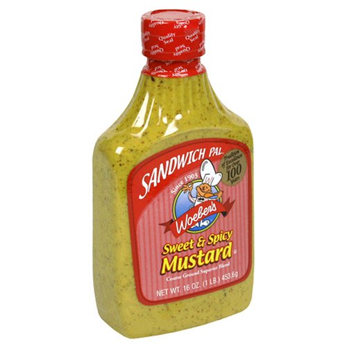 Woeber Mustard Sndwch Pal Swt Spicy 16 Oz - Pack Of 6