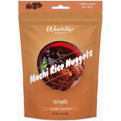 Woodridge Teriyaki Mochi Rice Nugget, 3.17 Ounce
 | Pack of 12 - PlantX US