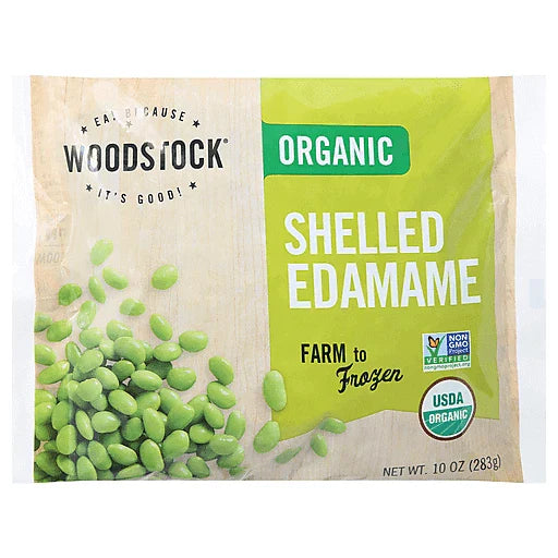 Woodstock Frzn Edamame Shelled Org 10 Oz - Pack Of 12