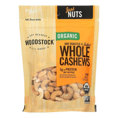 Woodstock Nut Cashew Whle Dry Sltd 7 Oz - Pack Of 8