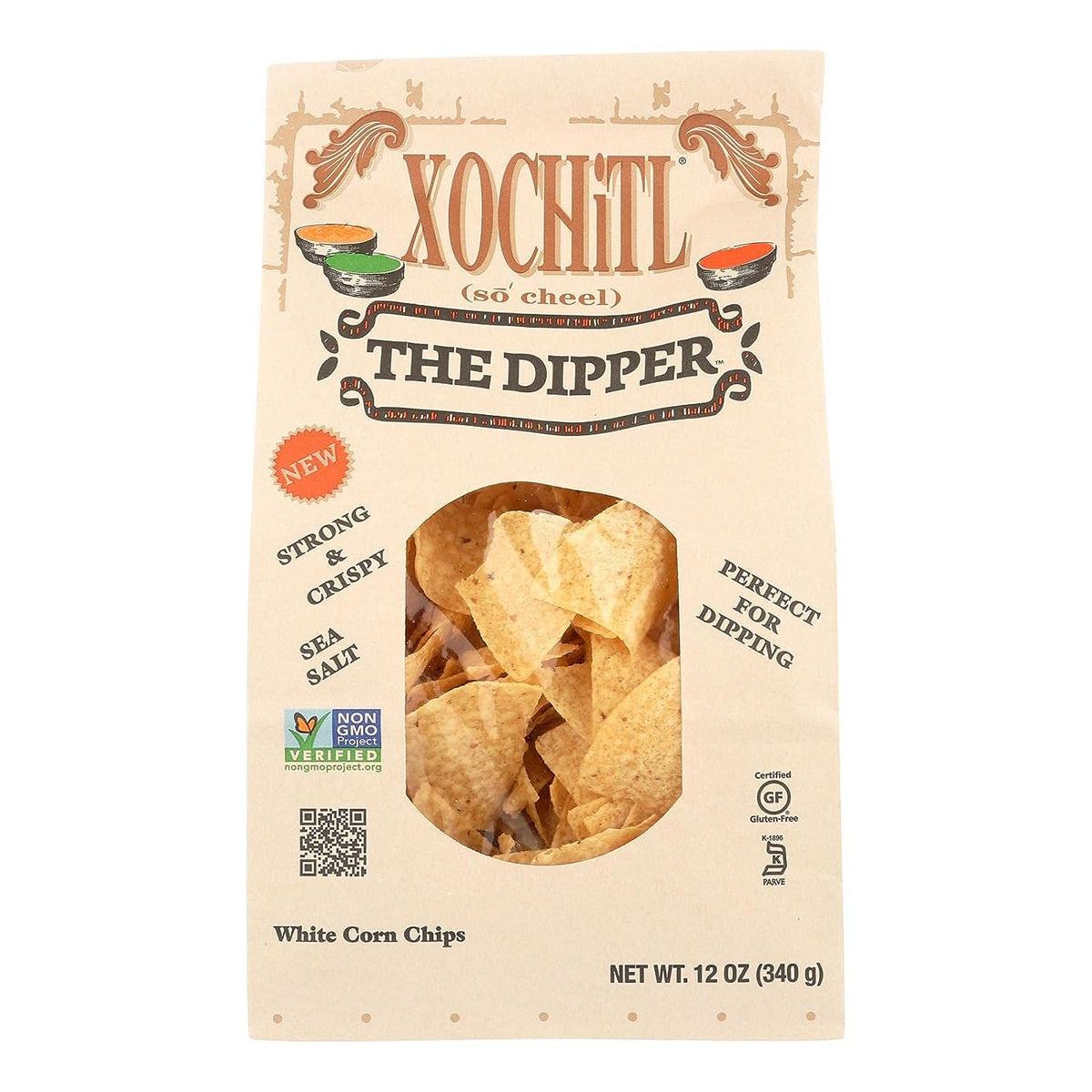 Xochitl Chips Dipping Salted 12 Oz - Pack Of 10