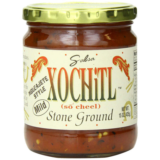 Xochitl Salsa Stone Grnd Mild 15 Oz - Pack Of 6