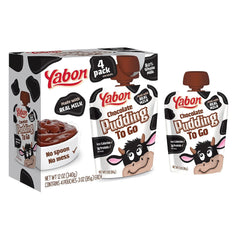 Yabon Pudding Chocolate To Go 12 Oz - Pack Of 6