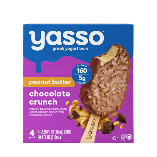 Yasso Bar Frz Pb Choc Crunch 4 Pk - Pack Of 8