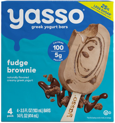 Yasso Bar Ygrt Grk Fdge Brwn 4 Pk - Pack Of 8