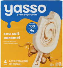 Yasso Bar Ygrt Grk Sslt Crml 14 Oz - Pack Of 8