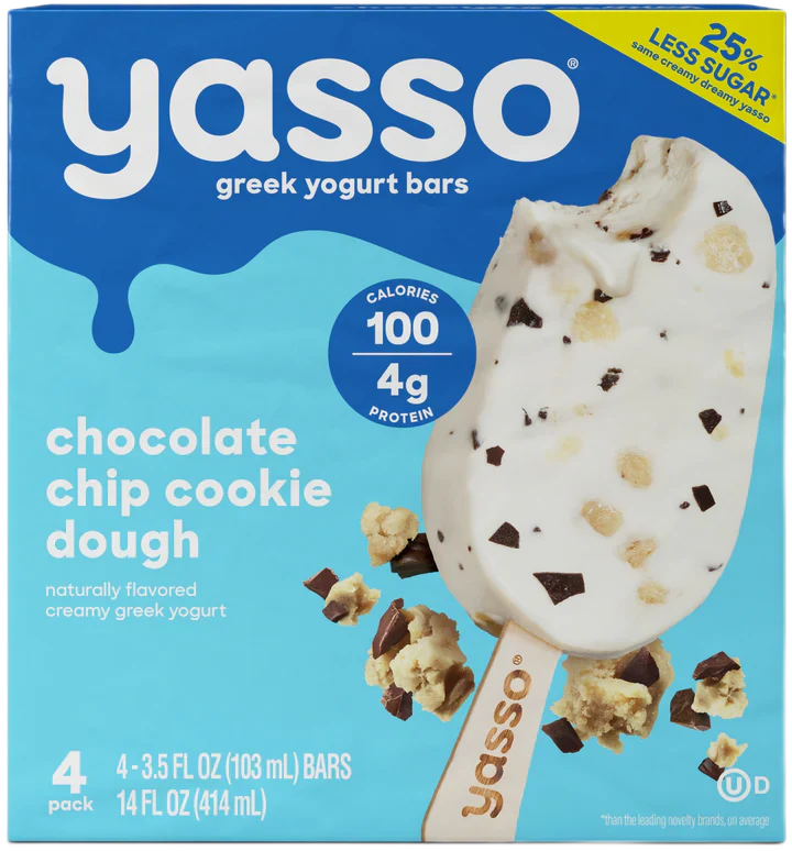 Yasso Ice Crm Bar Choc Chip Cki 4 Pk - Pack Of 8