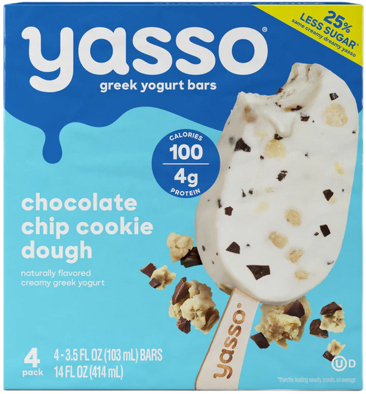 Yasso Ice Crm Bar Choc Chip Cki 4 Pk - Pack Of 8