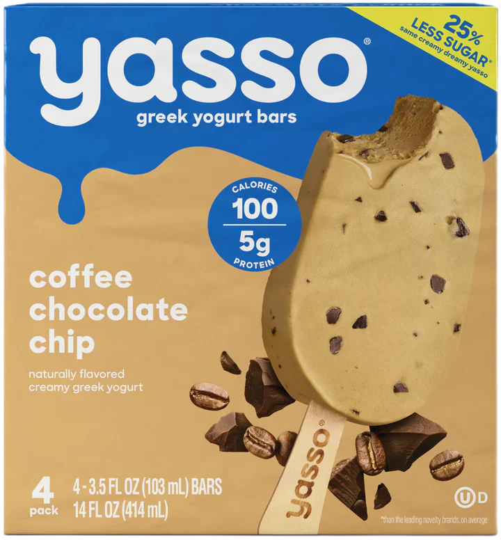 Yasso Ice Crm Bar Coffee Choc C 4 Pk - Pack Of 8