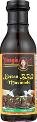 Yings Sauce Mrnad Bbq Korean 12 Oz - Pack Of 6