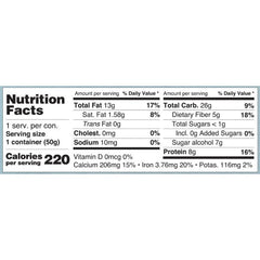 Yishi - Bubble Tea Oatmeal Toasted Black Sesame, 1.76oz - back