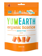 YumEarth, Organic Licorice, Peach, 5 oz
 | Pack of 12 - PlantX US