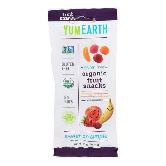 YumEarth - Gummy Fruit Snacks, 2 oz | Pack of 12