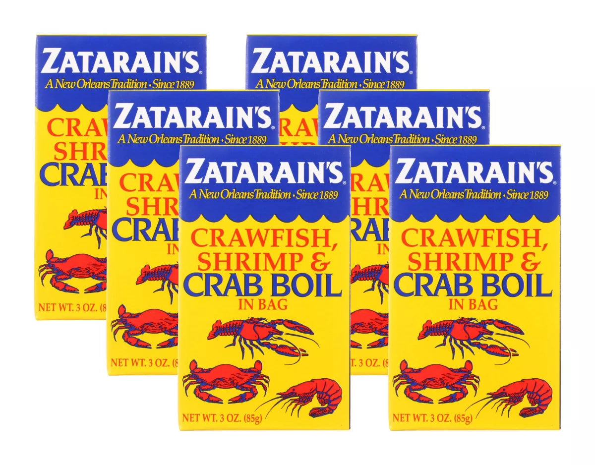 Zatarains Boil Dry Crwfsh Shrimp Crab 3 Oz - Pack Of 6