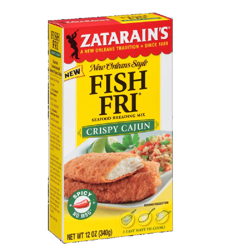 Zatarains Brding Fish Fry Crspy Cjn 12 Oz - Pack Of 8