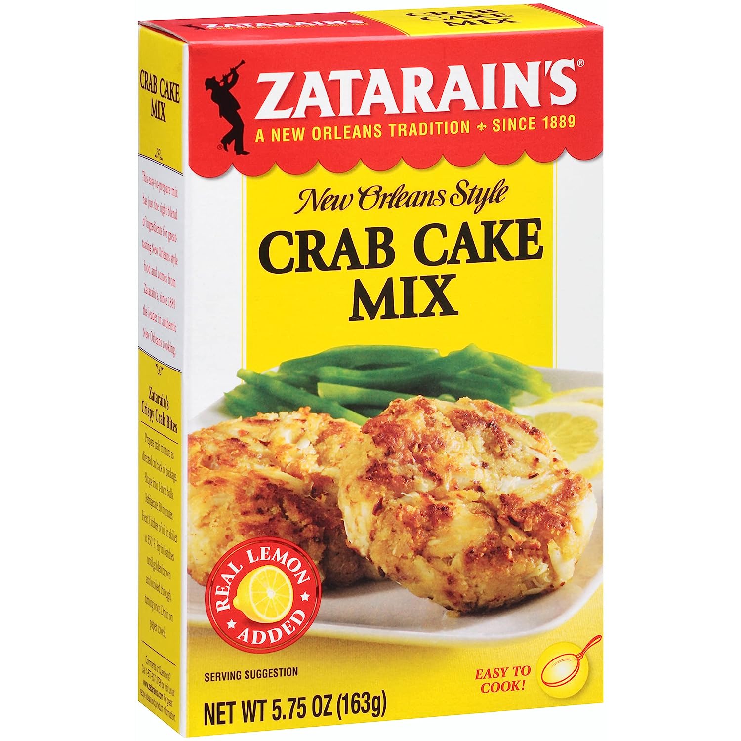 Zatarains Mix Cake Crab 5.75 Oz - Pack Of 12