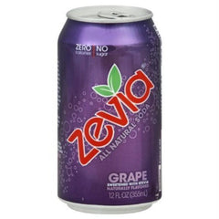 Zevia Soda Grape 6pk 72 Fo - Pack Of 4