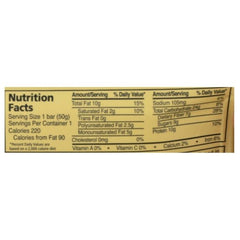 Zing - Peanut Butter Chocolate Chip Vitality Bar, 1.76oz - nutrition facts