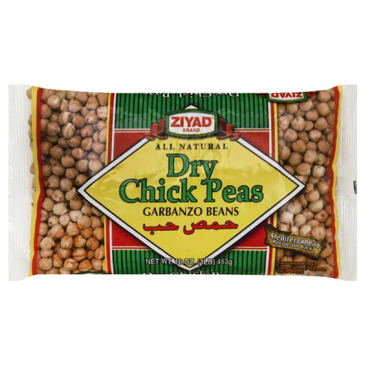 Ziyad Chick Peas Dry 16 Oz - Pack Of 12