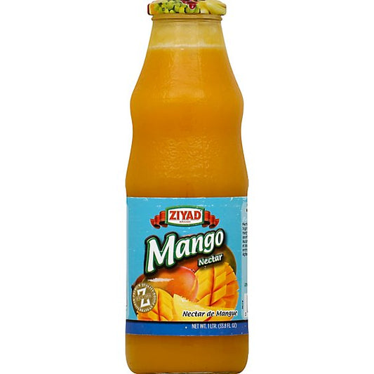 Ziyad Drink Mango Glass 33.8 Oz - Pack Of 6