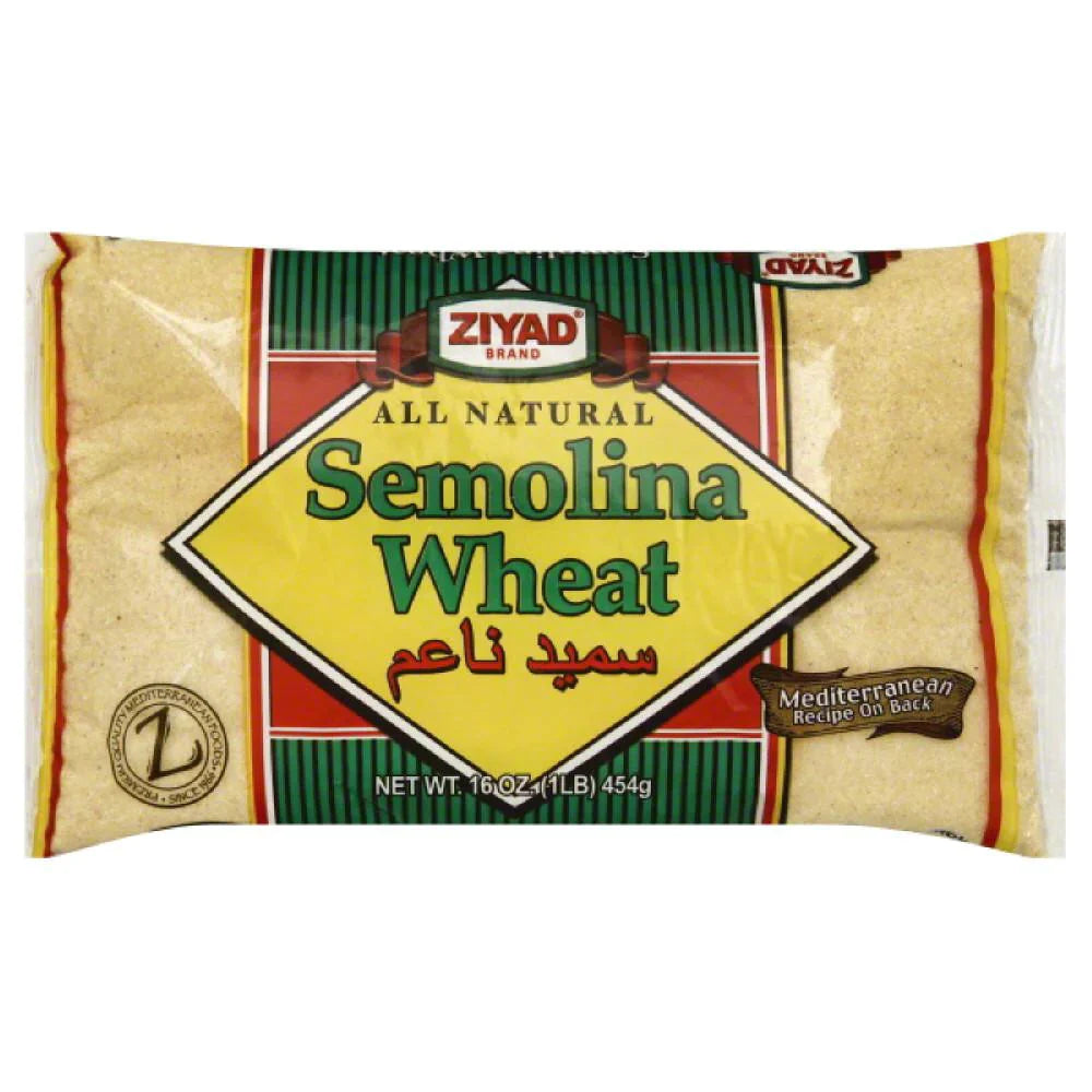 Ziyad Wheat Semolina 16 Oz - Pack Of 12