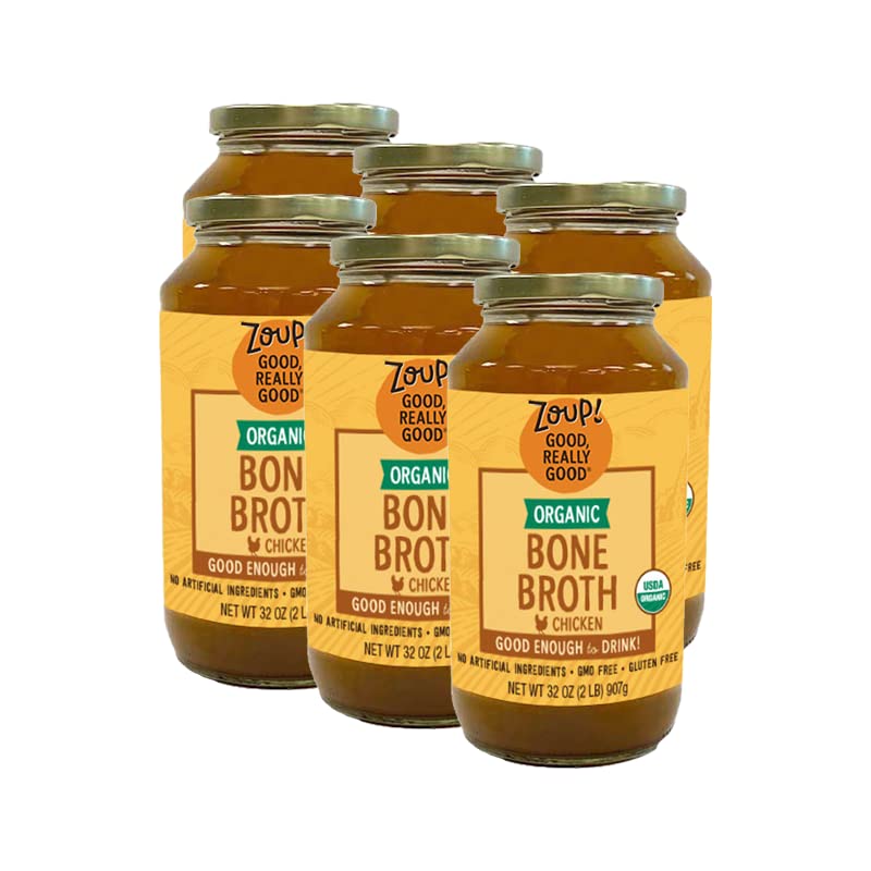 Zoup Good Really Broth Chicken Bone Org 32 Oz - Pack Of 6