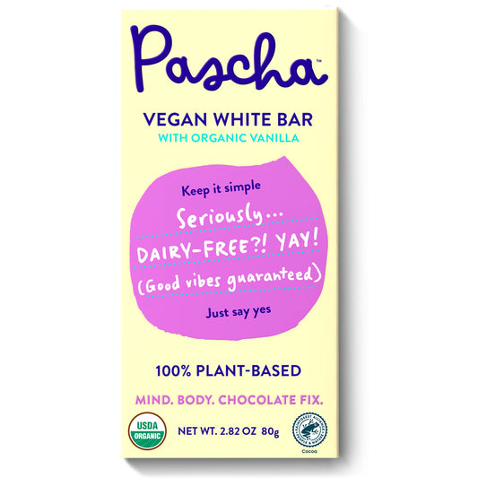Pascha - Vegan White Bar, 2.82oz - PlantX US