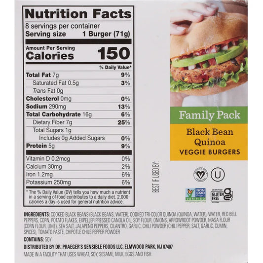 Dr. Praeger's - Veggie Burgers Family Pack, 20oz | Multiple Flavors