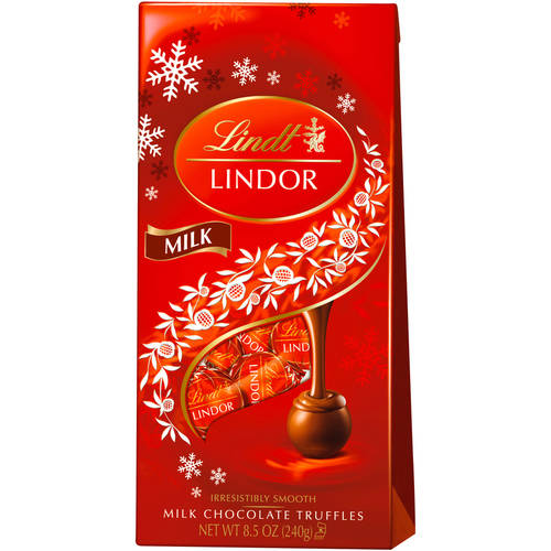 Lindt - Lindor Truffles Milk Chocolate Truffles, 8.5 Oz | Pack of 12