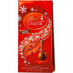 Lindt - Lindor Truffles Milk Chocolate Truffles, 8.5 Oz | Pack of 12