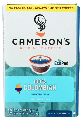 CAMERONS COFFEE - Specialty Coffee Coffee, 12 Count - Pack of 6