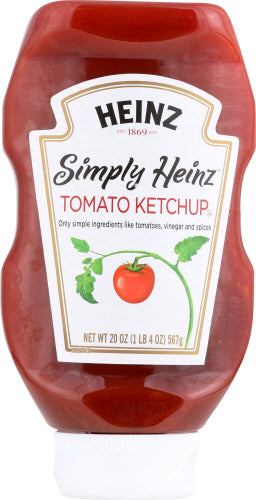 Heinz - Simply Tomato Ketchup - 20 oz | Pack of 12