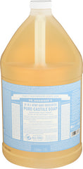 Dr Bronner - Pure Castile Liquid Soap Baby Unscented, 128 Oz