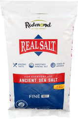 Redmond - Real Salt Nature's First Sea Salt Fine Salt, 25 Lb