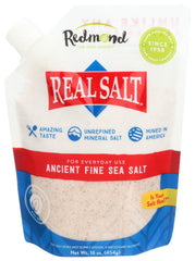 Redmond - Real Salt Ancient Fine Sea Salt, 16 Oz | Pack of 6